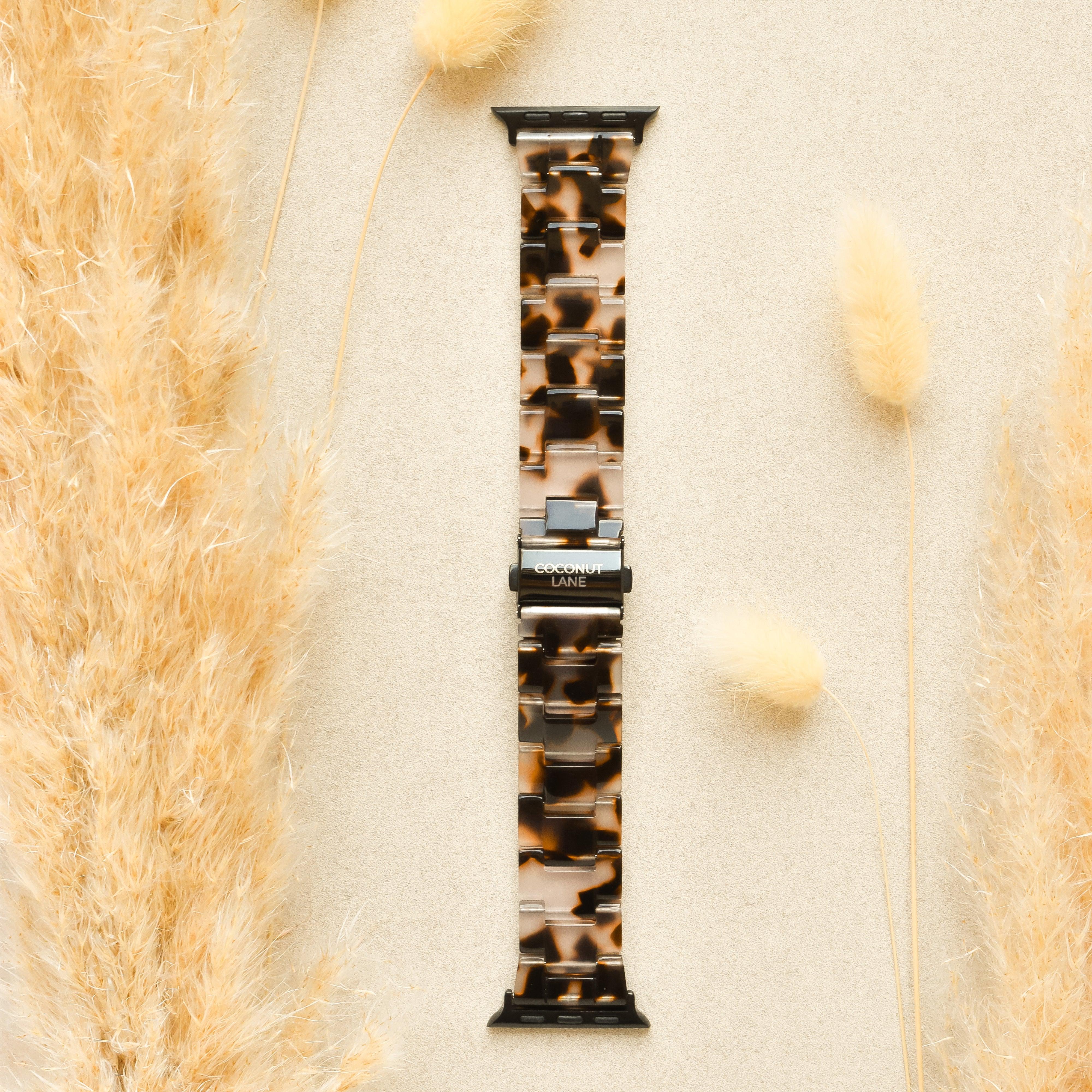 Luxe Ivory Tort Apple Watch Strap - Image 9