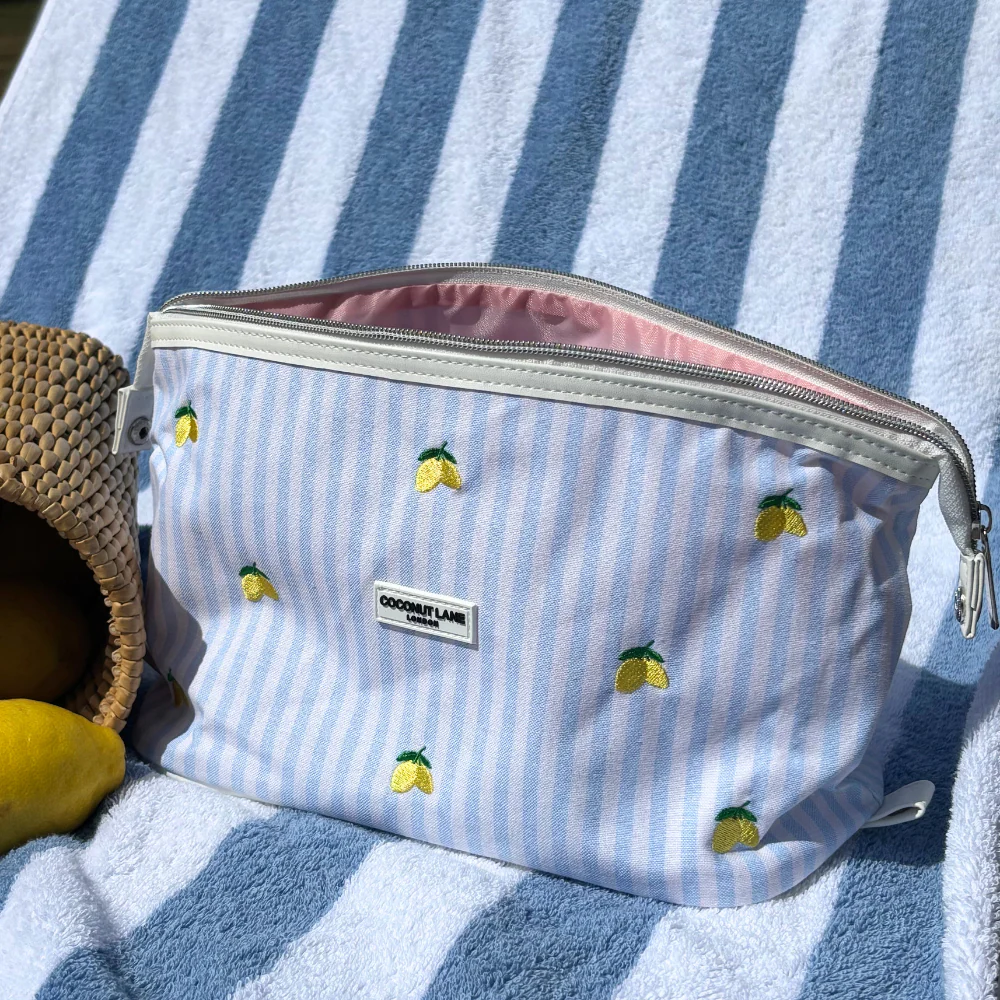 Expandable Makeup Bag - Living La Vida Lemon - Image 5