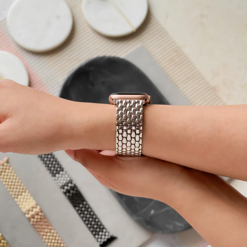 Mermaid Watch Strap - Silver - Image 5