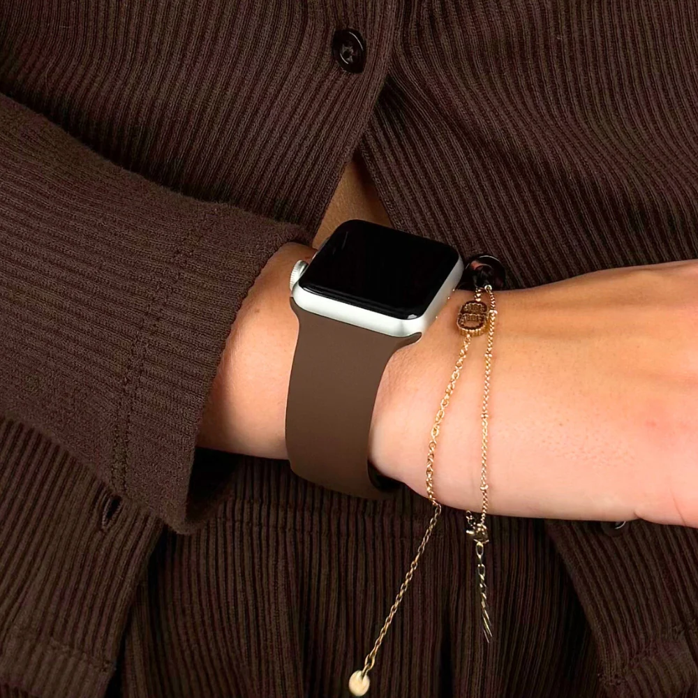 NAKD Apple Watch Strap - Chocolate - Image 6