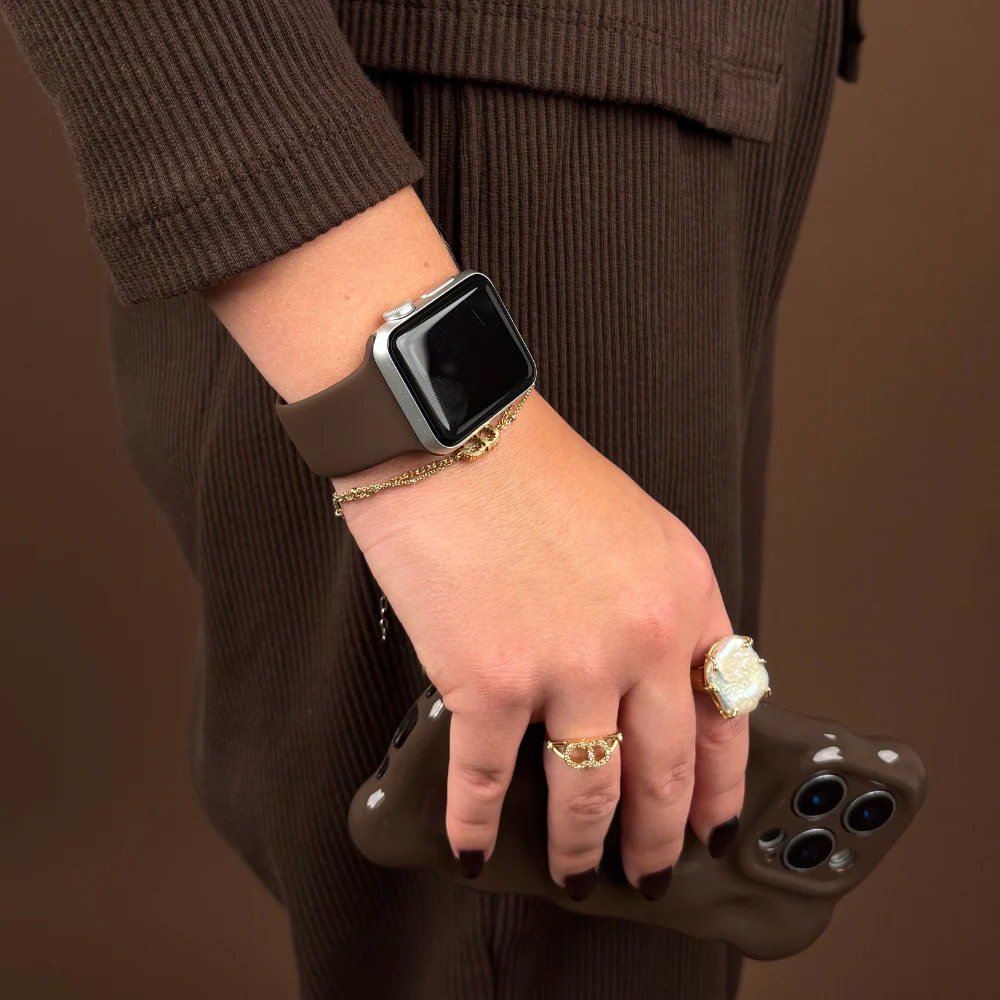 NAKD Apple Watch Strap - Chocolate - Image 9