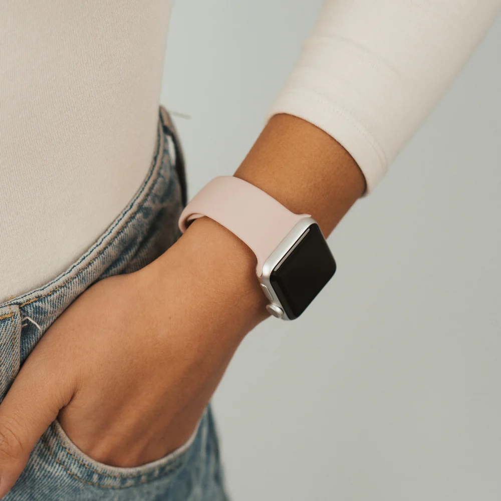 NAKD Apple Watch Strap - Powder Pink - Image 4