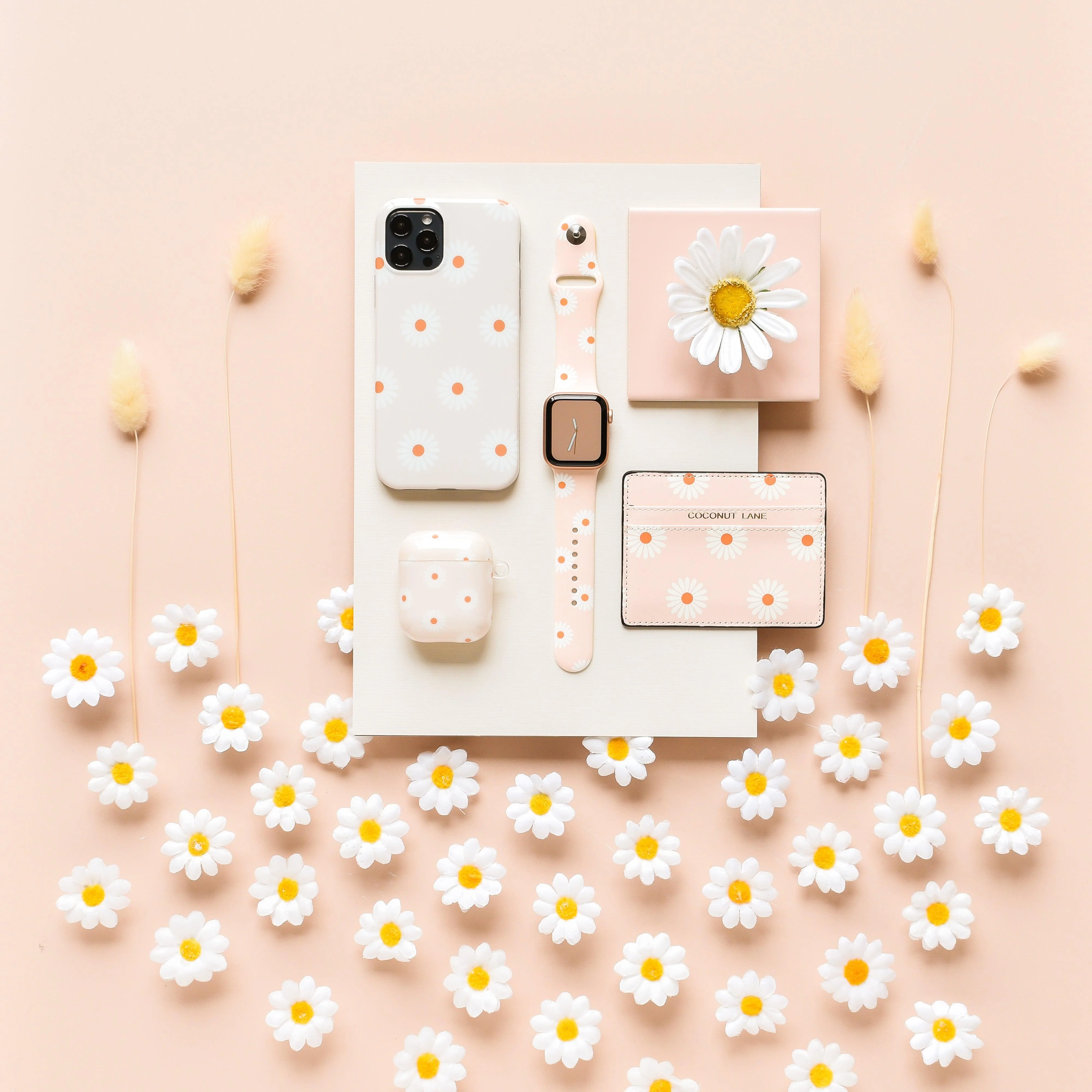 Neutral Daisies Apple Watch Strap - Image 6