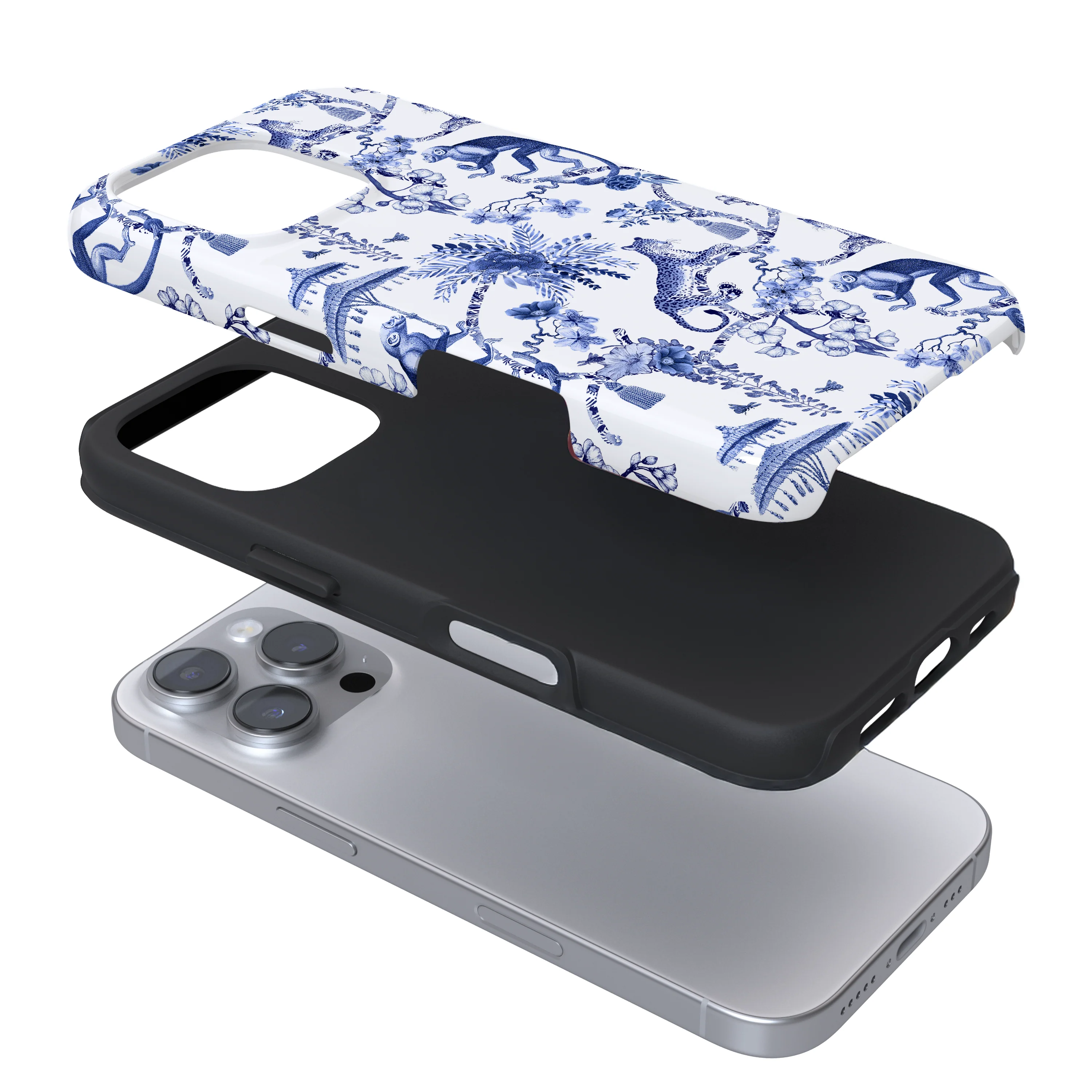 Tough Phone Case - Toile de Jouy - Image 3