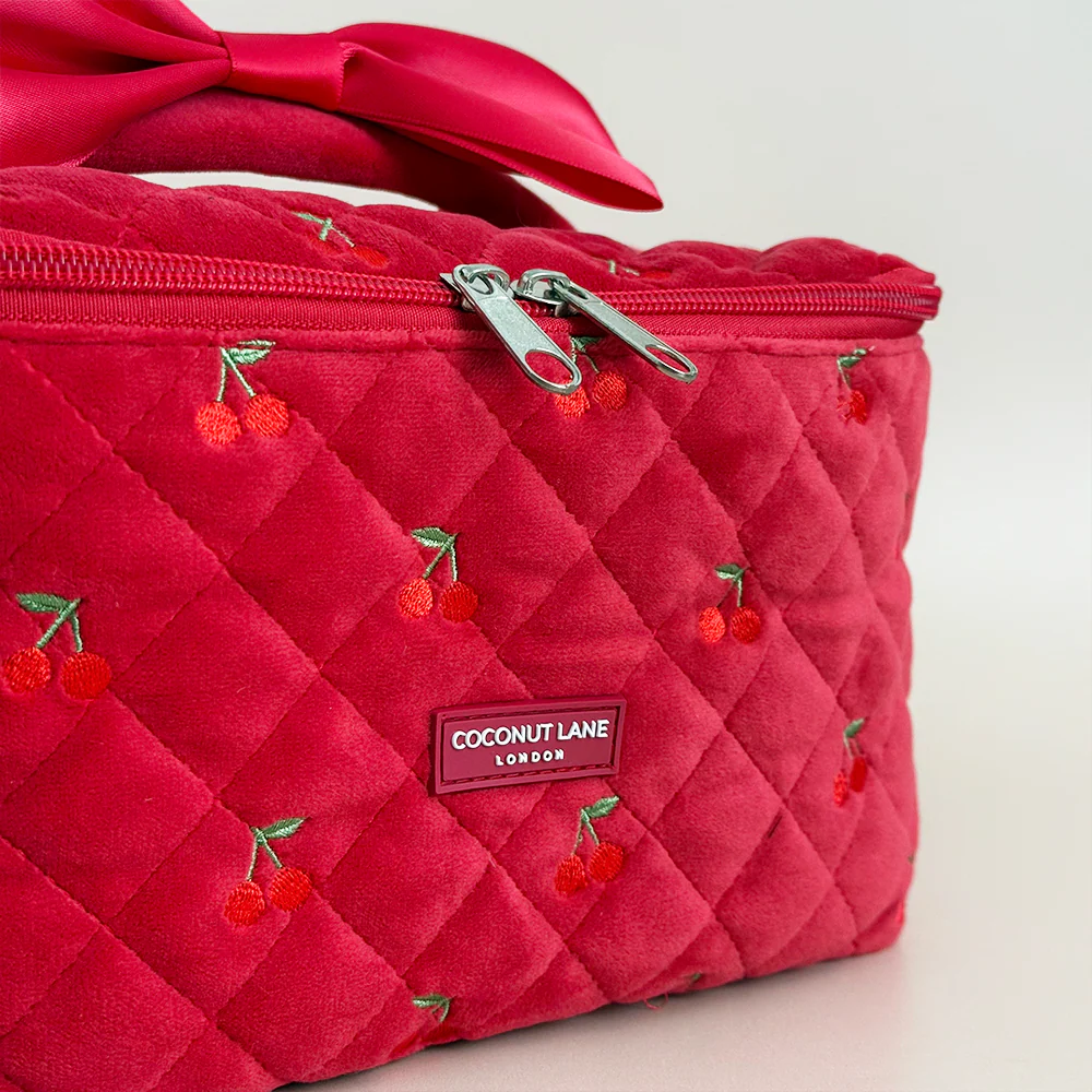 Travel Vanity Case - Cherry Velvet - Image 8